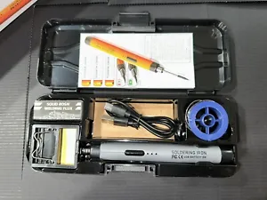 Cordless Soldering Iron Kit, USB Rechargeable Portable Cordless Soldering Iron, - Picture 1 of 7