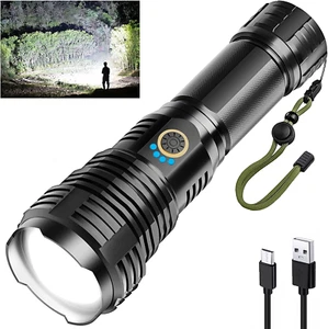 Rechargeable Flashlights High Lumens, 990000LM LED Powerful Super Bright Flash L - Picture 1 of 12