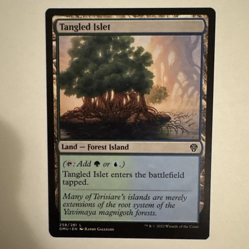 MTG Magic the Gathering Tangled Islet (258/552) Dominaria United NM - Image 1 of 1