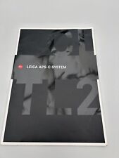 Leica APS-C System Catalog for Leica CL  + TL2 2017