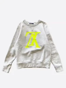 Louis Vuitton Upside Down Grey Crew Sweatshirt xL, perfect condition  - Picture 1 of 1