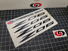 Z06 Decals (4Pk) Corvette Racing 6" Accent Stickers C5z C6z C7z C8z Trim Lsx Ltx