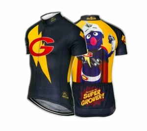Camiseta deportiva de ciclismo para mujer Sesame Street Super Grover (S, XL, 2XL) - Imagen 1 de 9