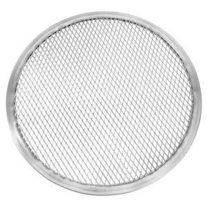KALLORY Aluminum Round Pizza Baking Screen, 16 Inches, Silver 28CM - Picture 1 of 9