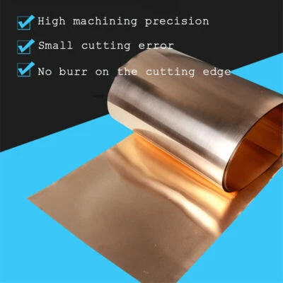 Sheet Plate Multi Sizes Thick 0.1-0.8mmPhosphor Bronze Foil Roll Metal Cu Strip - image 1 of 4