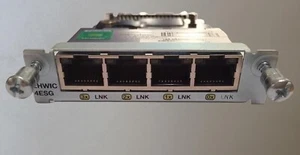 Cisco EHWIC-4ESG Ethernet Enhanced High-Speed WAN Interface Card - Picture 1 of 2