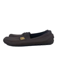 LOUIS VUITTON Size 38 Women's Leather Flats in Brown - Picture 1 of 8
