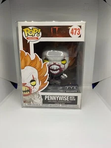 Funko Pop! Pennywise with Teeth #473 Movies IT FYE Exclusive Yellow Eyes JUNE - Picture 1 of 6