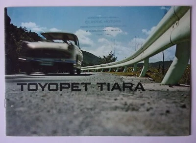 TOYOTA TOYOPET TIARA orig 1962 Australia Mkt Sales Brochure in English - Image 1 of 4