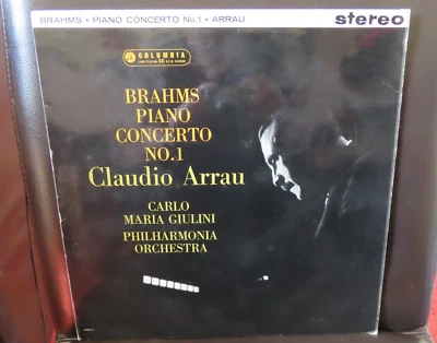  Brahms Piano Concerto No.1 Claudio Arrau Philharmonia Orch Giulini 12" Vinyl - Image 1 of 4