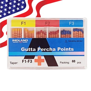 REDLAND Gutta Percha F1,F2,F3,F4,F5 100/Pk for Special TAPERED FILES (MM marked) - Picture 1 of 14