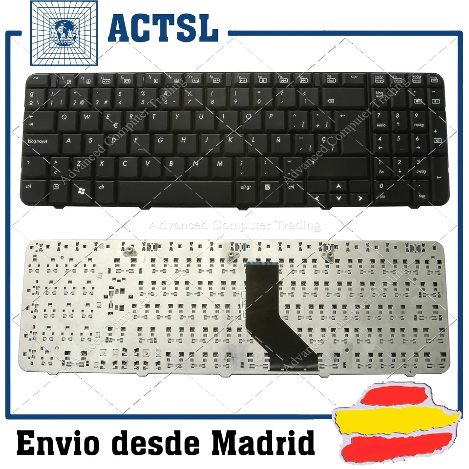 ADVANCED COMPUTER TRADING Teclado Español HP COMPAQ Presario CQ60-120ES CQ60-210ES CQ60-211ES 496771-071