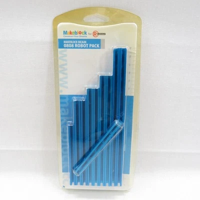 Vintage RadioShack Makeblock Beam Set 0808 Robot Pack NIP Blue - Image 1 of 4