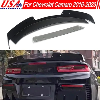 Highkick Wickerbill Rear Trunk Lip Spoiler Fits Chevrolet Chevy Camaro 2016-2023 - Image 1 of 4