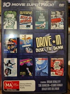 DRIVE IN DUSK 'TIL DAWN DVD 10 FILM COLLECTION MOVIE SUPER PACK PIRANHA RATTLERS - Picture 1 of 3