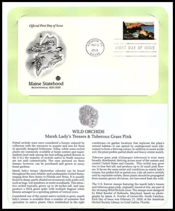 2020 Maine Statehood Bicentenary Sc 5456 FDC PCS history Northeast Augusta ME - Picture 1 of 1