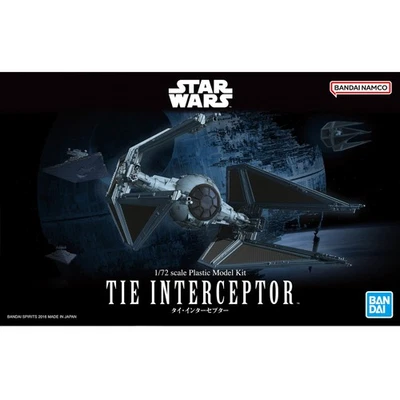 Star Wars TIE Interceptor Revell Bandai Easy-Click System Model Kit 01212 - Image 1 of 4