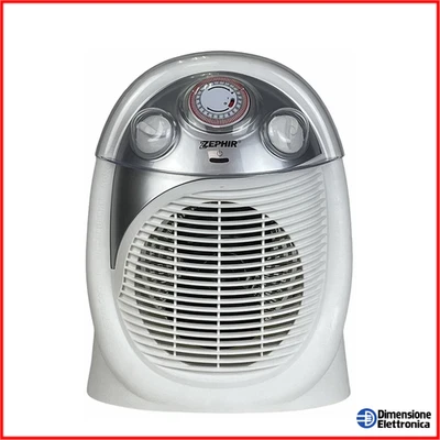 Termoventilatore Stufetta Elettrica Riscaldatore ZEPHIR Basso Consumo Termostato - Immagine 1 di 4