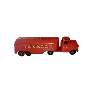 Vintage Buddy L Pressed Steel Texaco Oil Tanker Delivery Semi Truck Toy 1950 24” - Picture 1 of 22