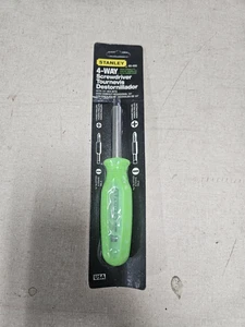 Cacciavite vintage Stanley 66-400 esagonale 1/4 4 vie con 2 punte, NOS - Foto 1 di 4