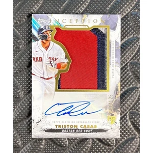 2023 Topps Inception Triston Casas Rookie Jumbo Color Patch Auto RPA /125 - Picture 1 of 4