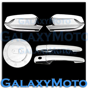 10-13 Ford Mustang Triple Chrome Plated Mirror+2 Door handle+GAS TANK Cover Trim - Picture 1 of 1
