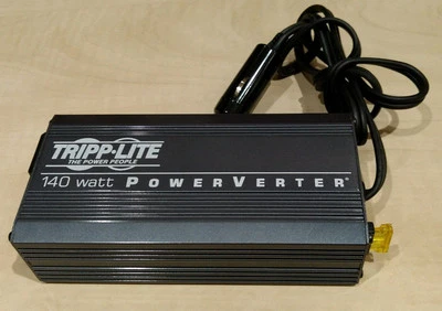 TrippLite 140-Watt 140W PowerVerter,115V AC Outlet, Ultra-Compact Inverter PV140 - Image 1 of 4
