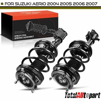 2 полные стойки и пружины катушки в сборе для Suzuki Aerio 04-07 передние левая и правая - Изображение 1 из 4