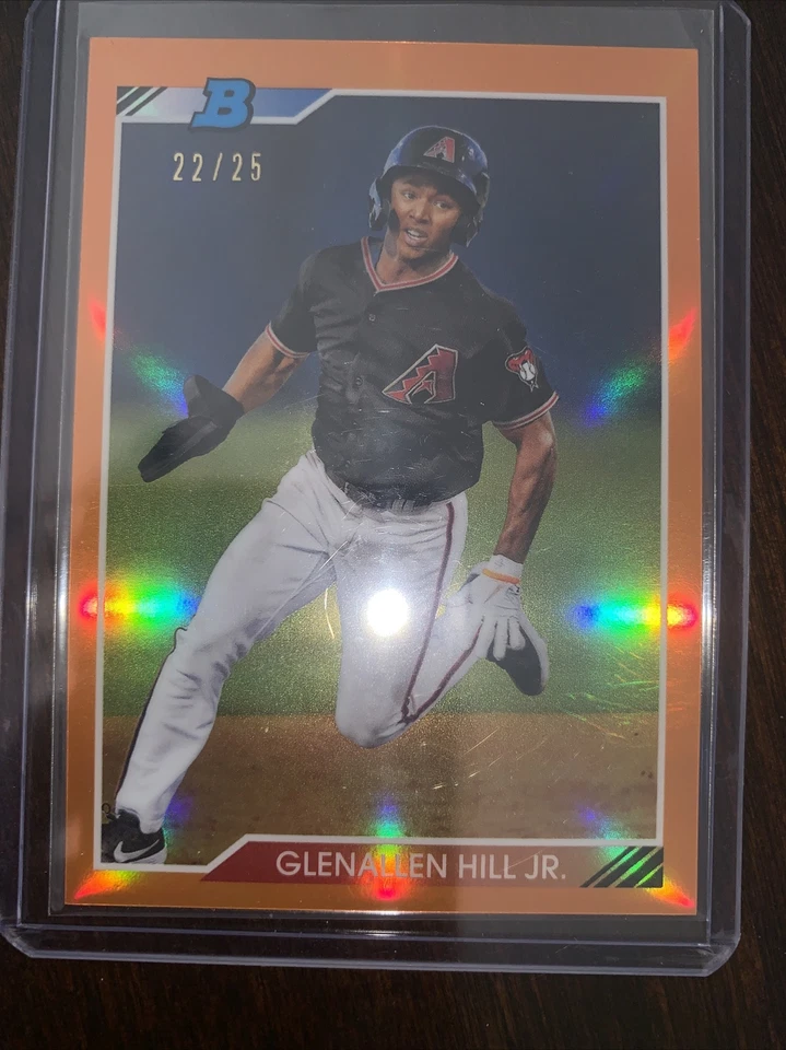 Bowman Heritage Chrome Prospects Orange 2020 ref #92CPGHJ Glenallen Hill Jr./25 Foto 1 de 1