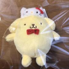 Sanrio Pompompurin Mascot Key Chain Plush Hello Kitty 50th Limited New