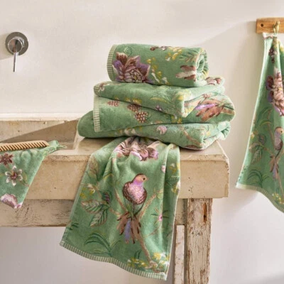 PIP Studio Frottee Serie Secret Garden Green Blumenmuster Baumwolle  - Bild 1 von 2