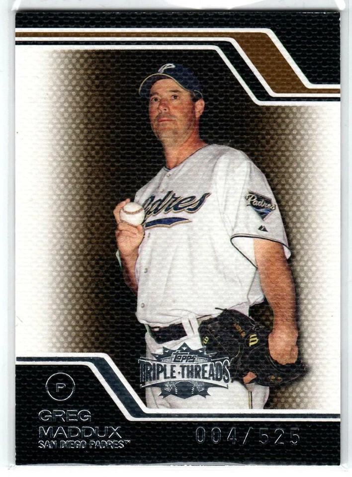 2008 Topps Triple Threads Sepia #13 Greg Maddux 525 (ref 155466) - Image 1 of 1