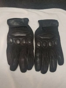 Motorcycle gloves black Leather and Mesh  Size 7 HELD Gloves Air 2112   - Picture 1 of 12