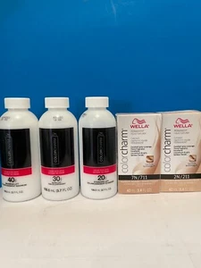 Wella Color Charm Permanent Liquid Hair Color 1.4oz or Developer (Choose Color) - Picture 1 of 3