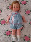 Vintage 1960S Ideal 22" Kissy Doll With Original Dress