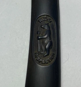 Navaja recta vintage T. Hessen Bruch & Co. marca Bear con estuche - Imagen 1 de 11