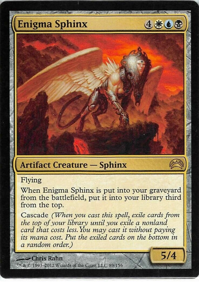 Spanish Enigma Sphinx Planechase 2012 Near Mint MTG Magic DNA GAMES - Image 1 of 1