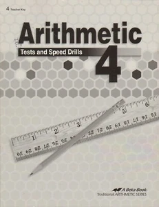 Abeka Arithmetic 4 TESTS and SPEED DRILLS (4th Edition) - Imagen 1 de 1