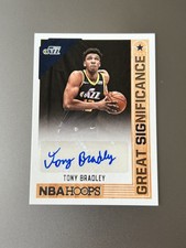 2017-18 Panini NBA Hoops Great SIGnificance Tony Bradley #GS-TBL Auto Jazz
