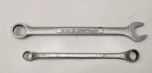 USED Craftsman Wrench PAIR SAE Standard 15/16, 19/32, 25/32 - Picture 1 of 3