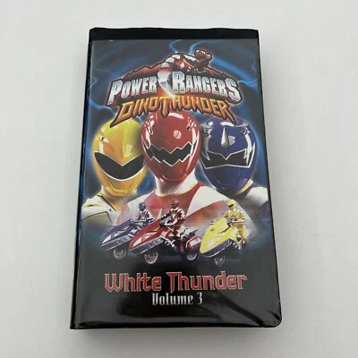 Power Rangers - Dino Thunder Vol. 3: White Thunder (VHS, 2004) - Image 1 of 4