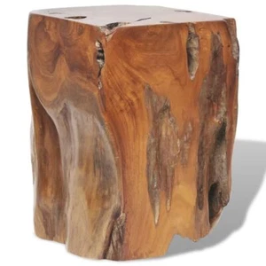 Wooden Stool Unique Design Handmade Living Room Furniture Rustic Style Decor - Picture 1 of 11