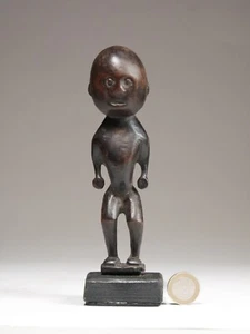 Tribal Carved Sumba Ancestor Wooden Statuette on stand - indonesia #oceanic # - Picture 1 of 9