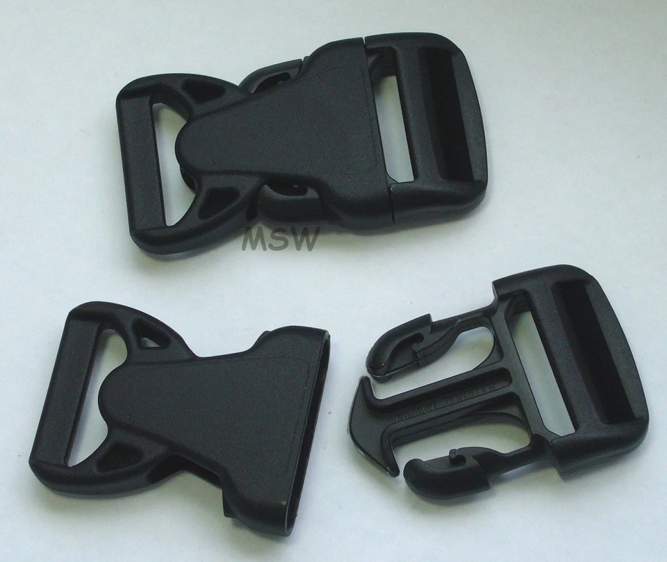 4 x Click Lock Mortise Closer Nylon 25mm Rock Lockster with Slider - Image 1 of 1