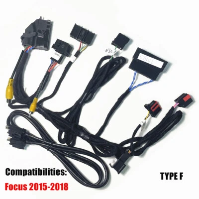 4" To 8" PNP Conversion Power Harness for Ford Focus 2015-2018 SYNC1 to SYNC3 - Изображение 1 из 4