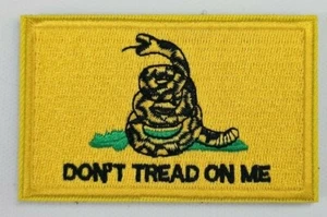 🔥Premium BÜGELBILD Patch US GADSDEN FLAGGE Don't Tread On Me & Punisher Totenkopf - Bild 1 von 13