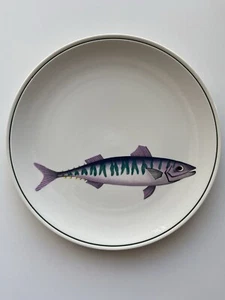 ATLANTIC FISH MACKEREL by Villeroy & Boch Dinner Plate 10.5" NEW made Luxembourg - Picture 1 of 7