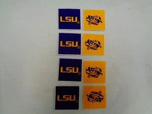 LSU University " TIGERS" - Stoffapplikation Bügelbild - 8 Stück - Bild 1 von 2