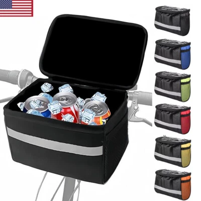 Bolsa de almacenamiento de cuadro delantero para manillar de bicicleta impermeable bolsa de ciclismo de gran capacidad Foto 1 de 4