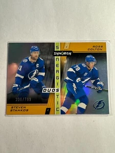 K156,832 - 2021-22 Synergy Synergistic Duos #SD4 Steven Stamkos/Ross Colton/799 - Picture 1 of 1